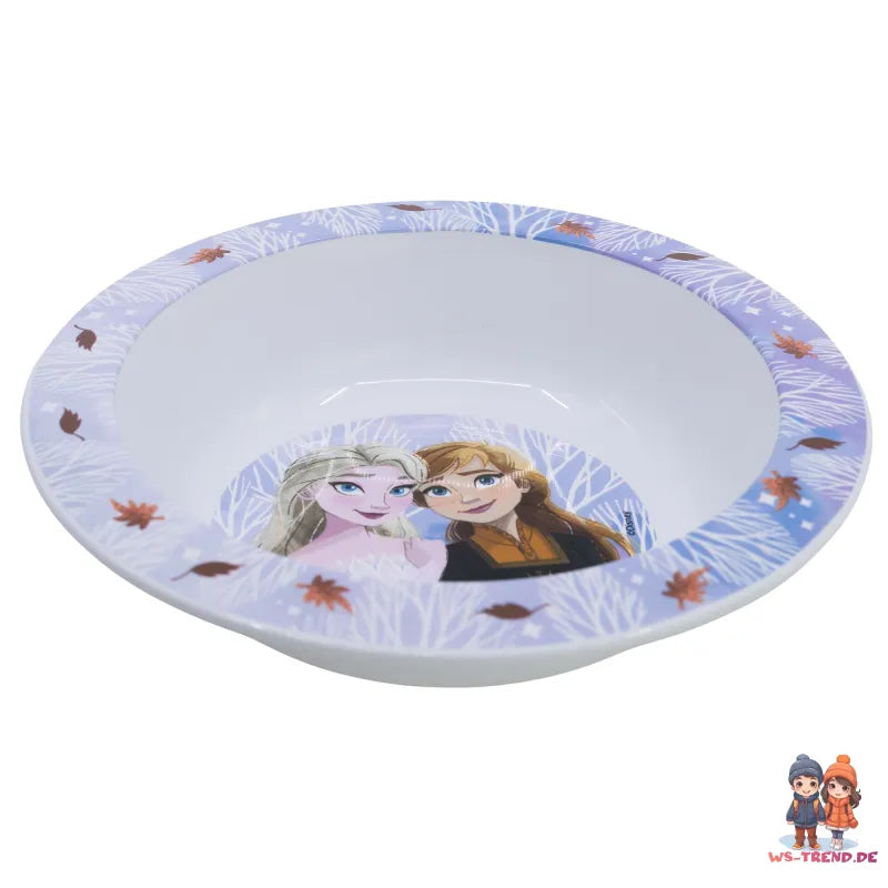 Disney Die Eiskönigin Elsa Kinder Geschirr-Set 3 teilig Becher Teller Schüssel - WS-Trend.de