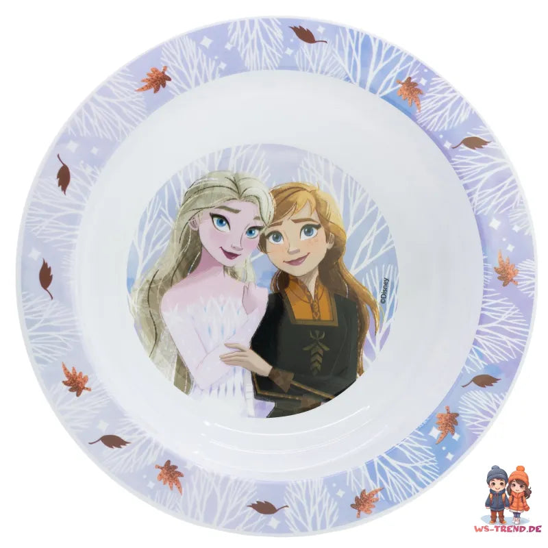 Disney Die Eiskönigin Elsa Kinder Geschirr-Set 3 teilig Becher Teller Schüssel - WS-Trend.de
