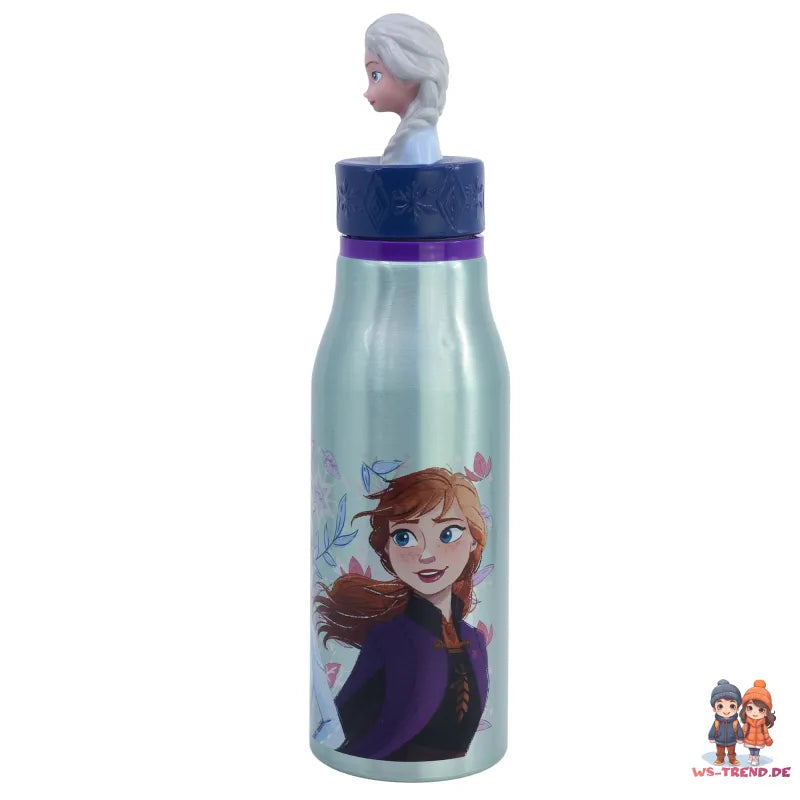 Disney Die Eiskönigin Elsa 3D Kopf Aluminium Trinkflasche Flasche 690 ml - WS-Trend.de
