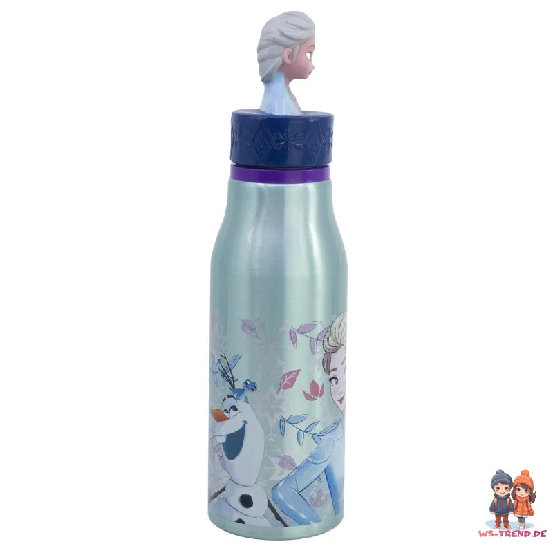 Disney Die Eiskönigin Elsa 3D Kopf Aluminium Trinkflasche Flasche 690 ml - WS-Trend.de