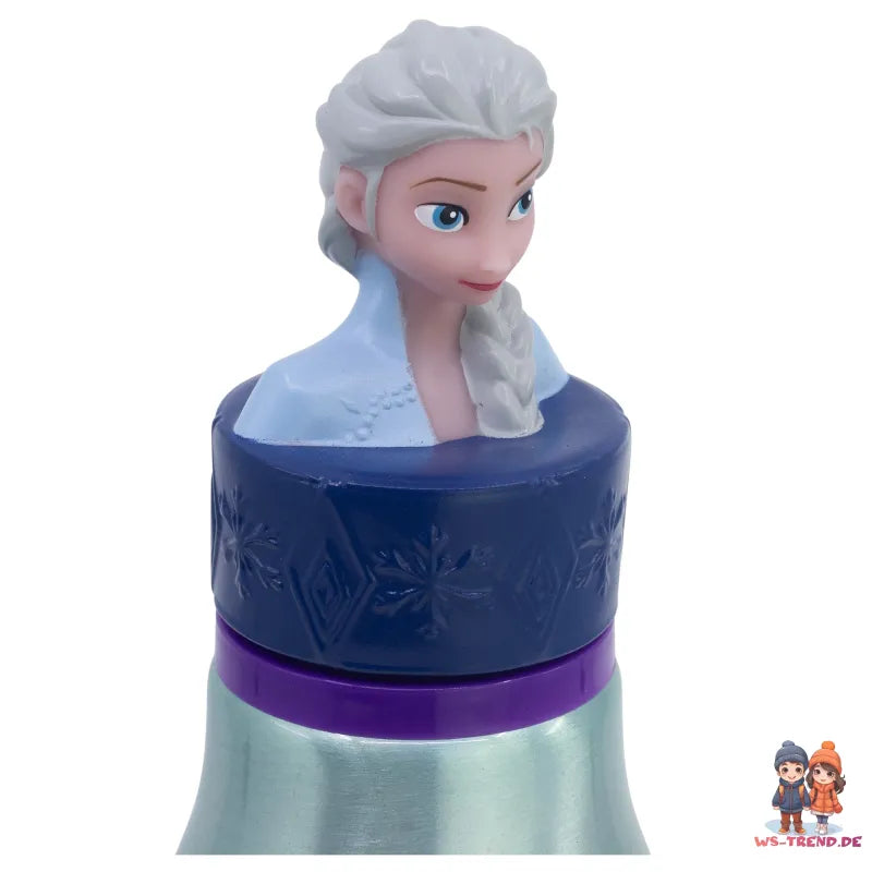 Disney Die Eiskönigin Elsa 3D Kopf Aluminium Trinkflasche Flasche 690 ml - WS-Trend.de