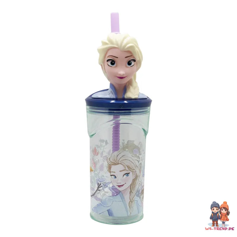 Disney Die Eiskönigin Elsa 3D Kopf Kinder Trinkbecher Becher 360 ml - WS-Trend.de