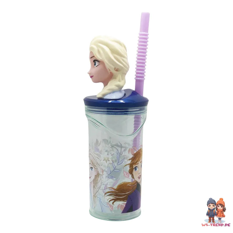 Disney Die Eiskönigin Elsa 3D Kopf Kinder Trinkbecher Becher 360 ml - WS-Trend.de