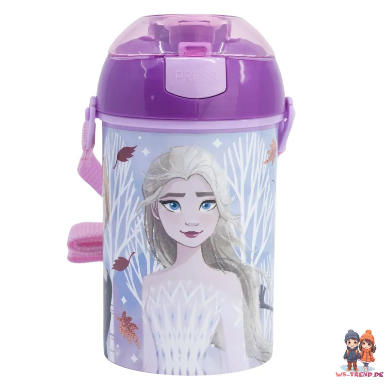 Disney Die Eiskönigin Elsa Anna Olaf Kinder Trinkflasche Flasche 450 ml - WS-Trend.de