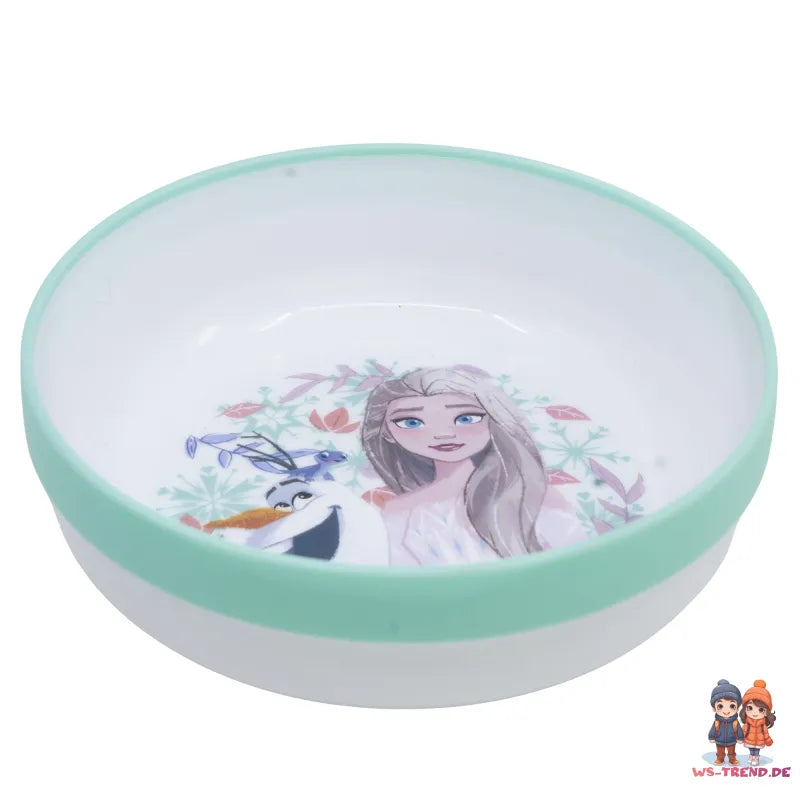 Disney Die EIskönigin Elsa Kinder Geschirr Set 3 teilig Becher Teller Schüssel WS Trend.de