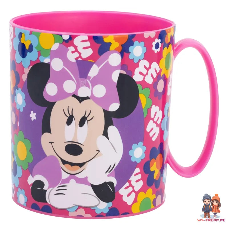 Disney Minnie Maus Kinder Geschirr-Set 3 tlg antirutsch Becher Teller Schüssel - WS-Trend.de