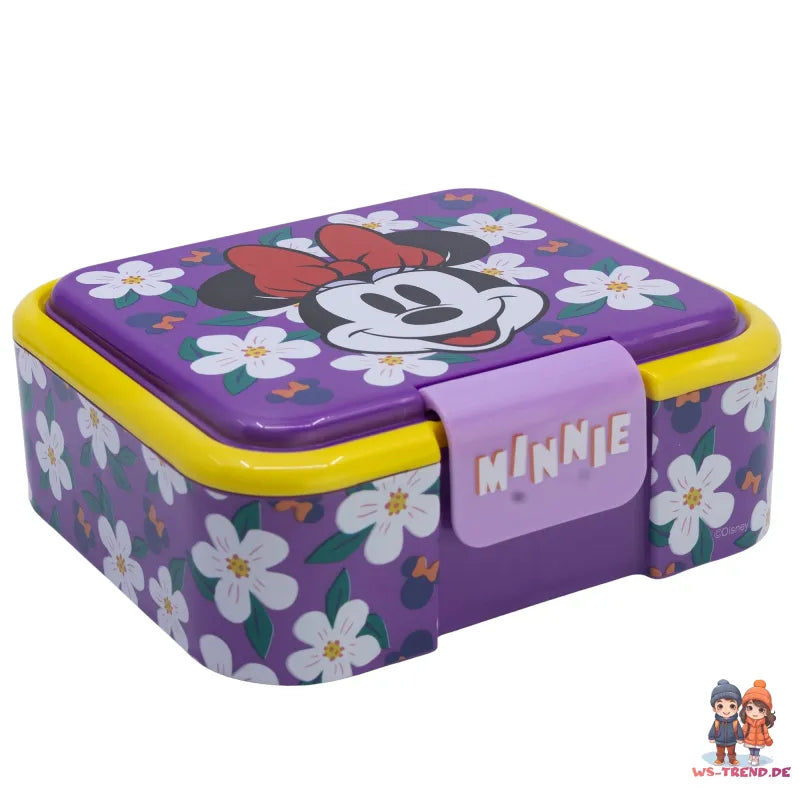 Disney Minnie Maus Mädchen 2 tlg. Set XL Brotdose Aluminium Trinkflasche 530 ml - WS-Trend.de