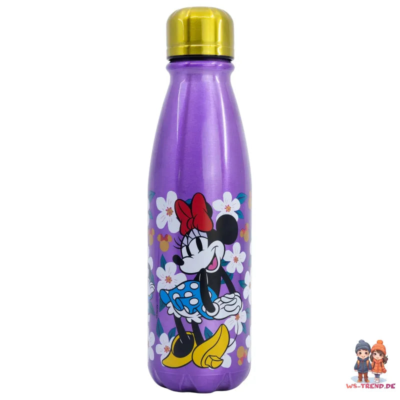 Disney Minnie Maus Kinder Alu Wasserflasche Trinkflasche Flasche 600 ml - WS-Trend.de