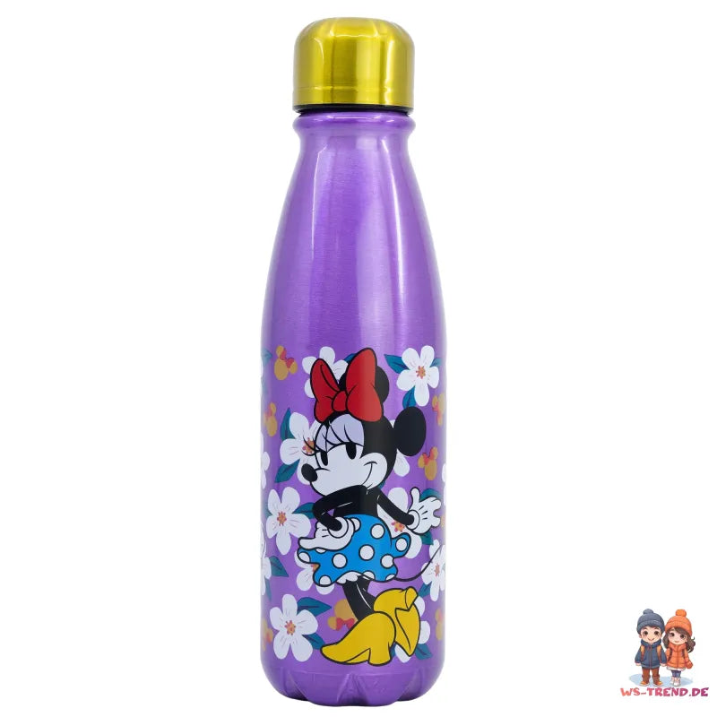 Disney Minnie Maus Kinder Alu Wasserflasche Trinkflasche Flasche 600 ml - WS-Trend.de
