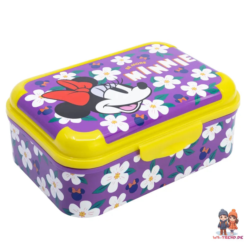 Disney Minnie Maus Mädchen 2 tlg. Set Brotdose Aluminium Trinkflasche 400 ml - WS-Trend.de