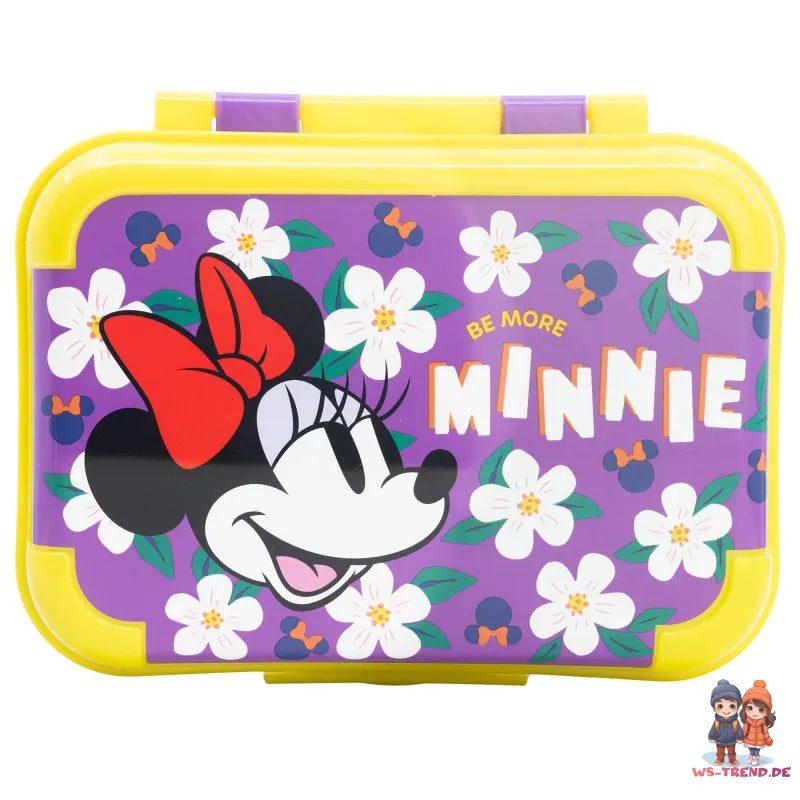 Disney Minnie Maus Mädchen 2 tlg. Set Brotdose Aluminium Trinkflasche 400 ml - WS-Trend.de
