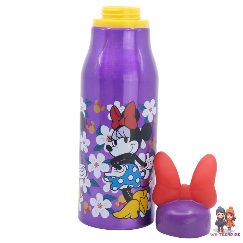 Disney Minnie Maus 3D Kinder Aluminium Wasserflasche Trinkflasche Flasche 690 ml - WS-Trend.de