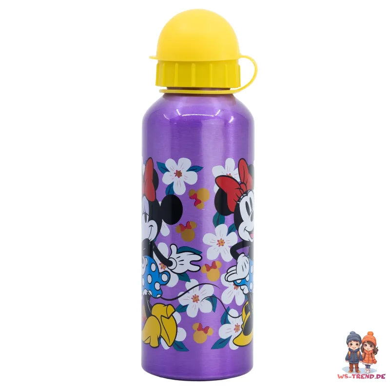 Disney Minnie Maus Mädchen 2 tlg. Set XL Brotdose Aluminium Trinkflasche 530 ml - WS-Trend.de