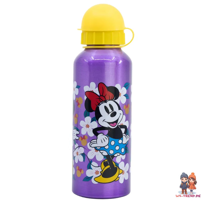 Disney Minnie Maus Mädchen 2 tlg. Set XL Brotdose Aluminium Trinkflasche 530 ml - WS-Trend.de