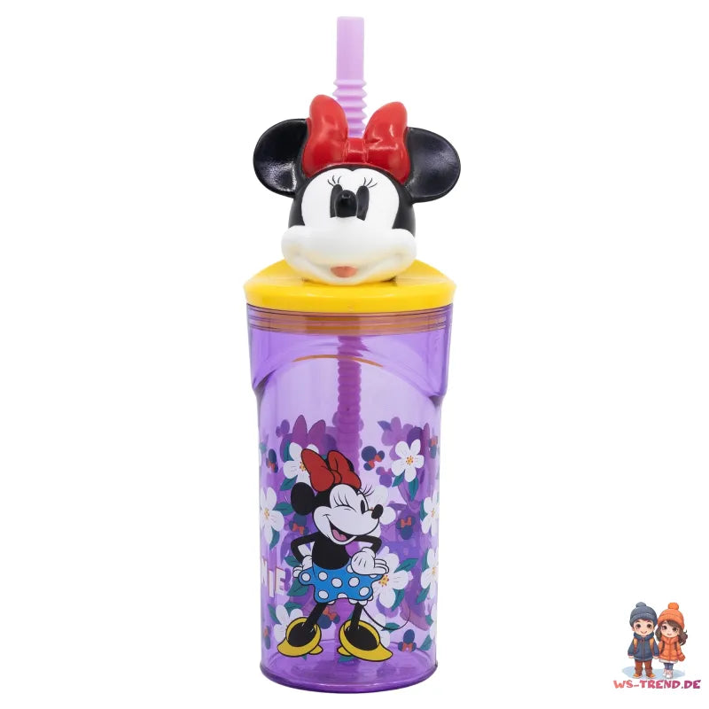 Disney Minnie Maus 3D Kopf Kinder Wasserflasche Trinkflasche Flasche 360 ml - WS-Trend.de