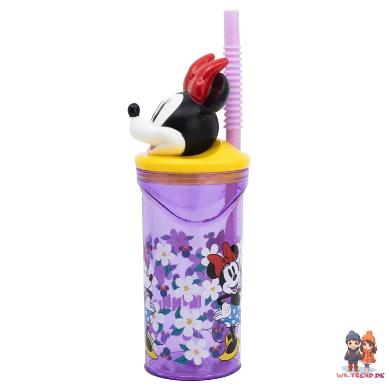 Disney Minnie Maus 3D Kopf Kinder Wasserflasche Trinkflasche Flasche 360 ml - WS-Trend.de
