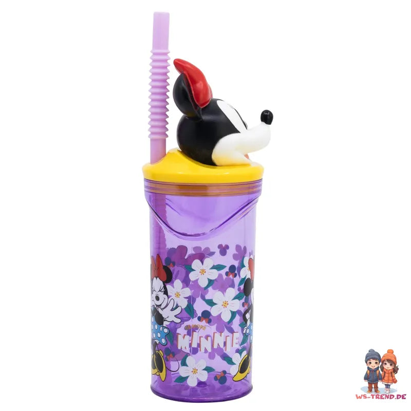 Disney Minnie Maus 3D Kopf Kinder Wasserflasche Trinkflasche Flasche 360 ml - WS-Trend.de