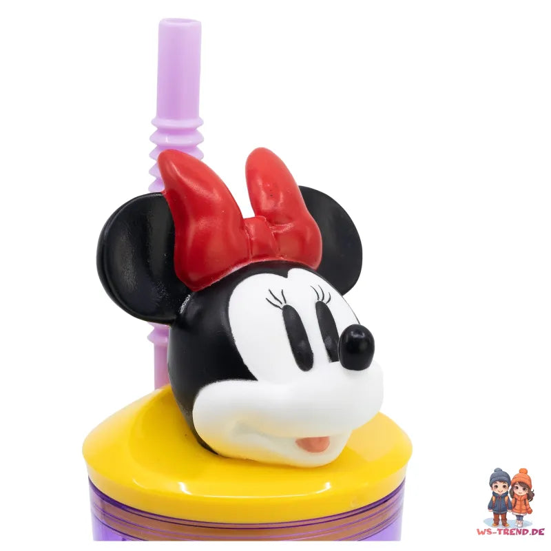 Disney Minnie Maus 3D Kopf Kinder Wasserflasche Trinkflasche Flasche 360 ml - WS-Trend.de