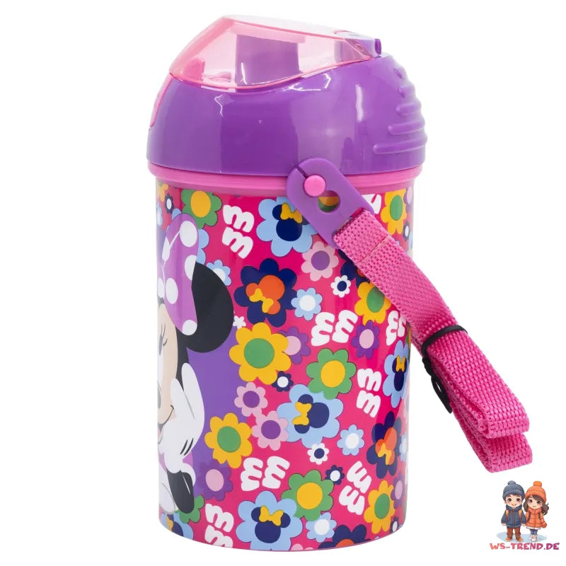 Disney Minnie Maus Kinder Wasserflasche Trinkflasche Flasche 450 ml - WS-Trend.de