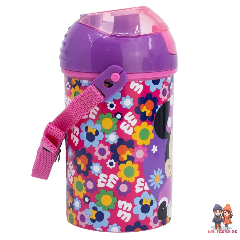 Disney Minnie Maus Kinder Wasserflasche Trinkflasche Flasche 450 ml - WS-Trend.de
