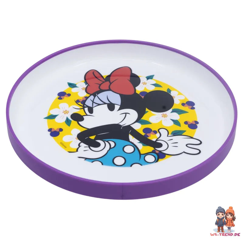 Disney Minnie Maus Kinder Anti-Rutsch Geschirr-Set 3 teilig Becher Teller Schüssel - WS-Trend.de