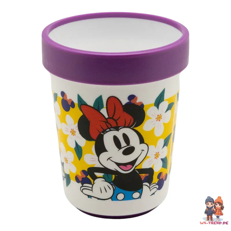 Disney Minnie Maus Kinder Anti-Rutsch Geschirr-Set 3 teilig Becher Teller Schüssel - WS-Trend.de