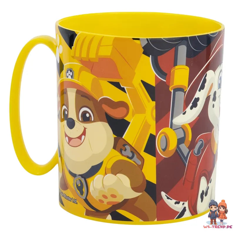 Paw Patrol Chase Rubble Kinder Geschirr-Set 3 teilig Becher Teller Schüssel - WS-Trend.de