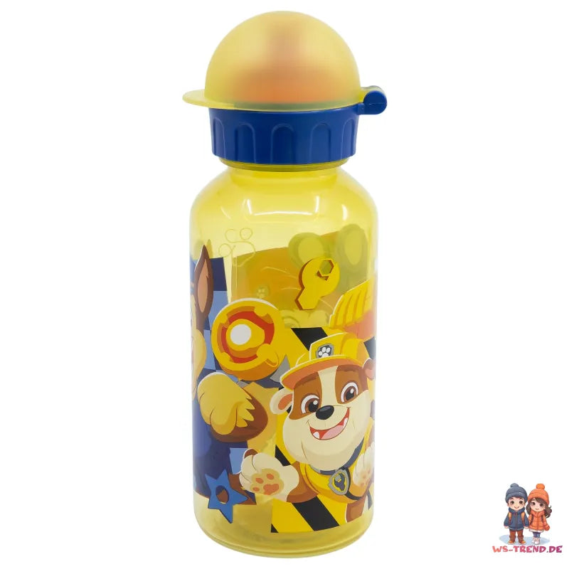 Paw Patrol Chase Rubble 2 tlg Kinder Set XL Brotdose Trinkflasche 370 ml - WS-Trend.de