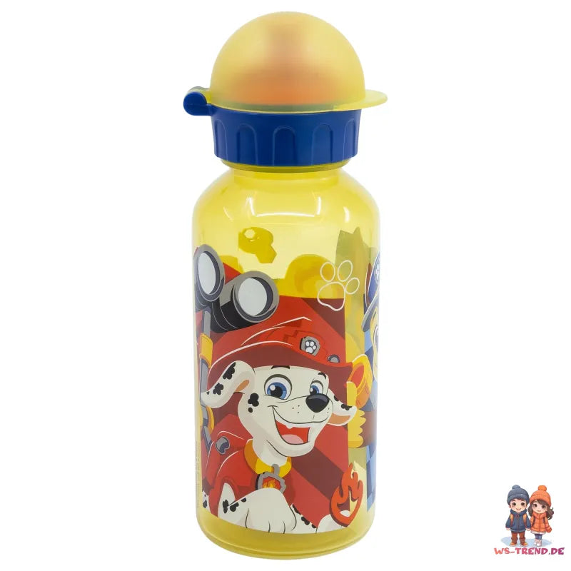 Paw Patrol Chase Rubble 2 tlg Kinder Set XL Brotdose Trinkflasche 370 ml - WS-Trend.de