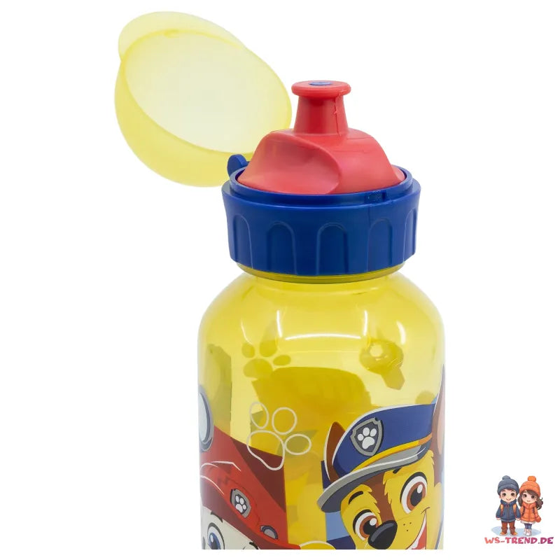 Paw Patrol Chase Rubble 2 tlg Kinder Set XL Brotdose Trinkflasche 370 ml - WS-Trend.de