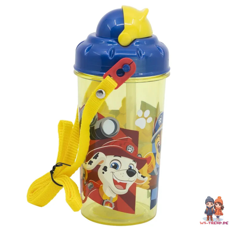 Paw Patrol Chase Rubble Marshall Wasserflasche Trinkflasche Flasche 465 ml - WS-Trend.de