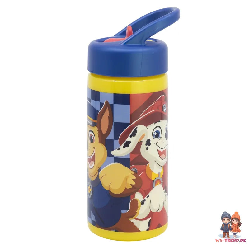 Paw Patrol Chase Rubble Marshall Wasserflasche Trinkflasche Flasche 410 ml - WS-Trend.de