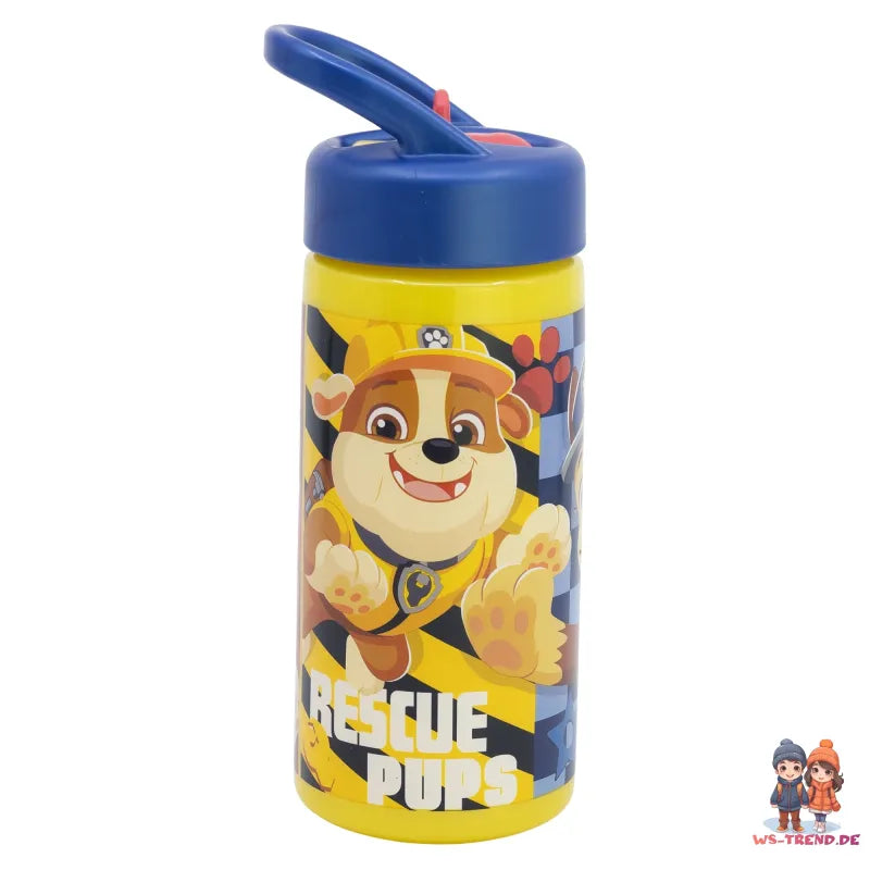 Paw Patrol Chase Rubble Marshall Wasserflasche Trinkflasche Flasche 410 ml - WS-Trend.de