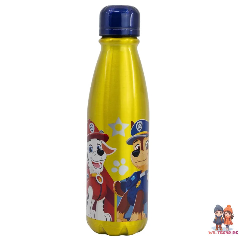 Paw Patrol Chase Rubble Marshall Alu Wasserflasche Trinkflasche Flasche 600 ml - WS-Trend.de