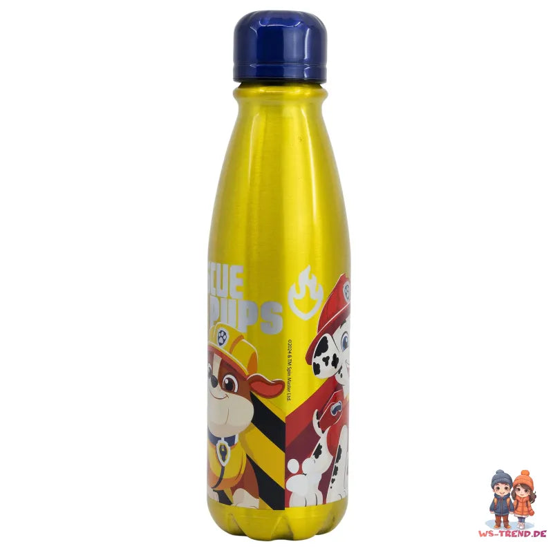 Paw Patrol Chase Rubble Marshall Alu Wasserflasche Trinkflasche Flasche 600 ml - WS-Trend.de