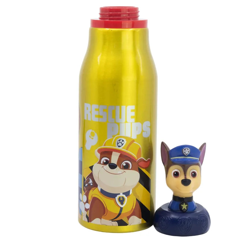 Paw Patrol 3D Kopf Chase Marshall Alu Wasserflasche Trinkflasche Flasche 690 ml - WS-Trend.de