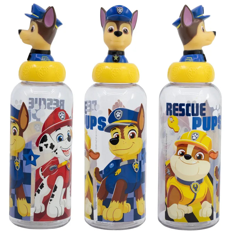 Paw Patrol 3D Kopf Chase Marshall Wasserflasche Trinkflasche Flasche 560 ml - WS-Trend.de