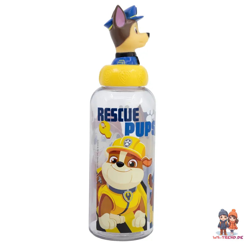 Paw Patrol 3D Kopf Chase Marshall Wasserflasche Trinkflasche Flasche 560 ml - WS-Trend.de