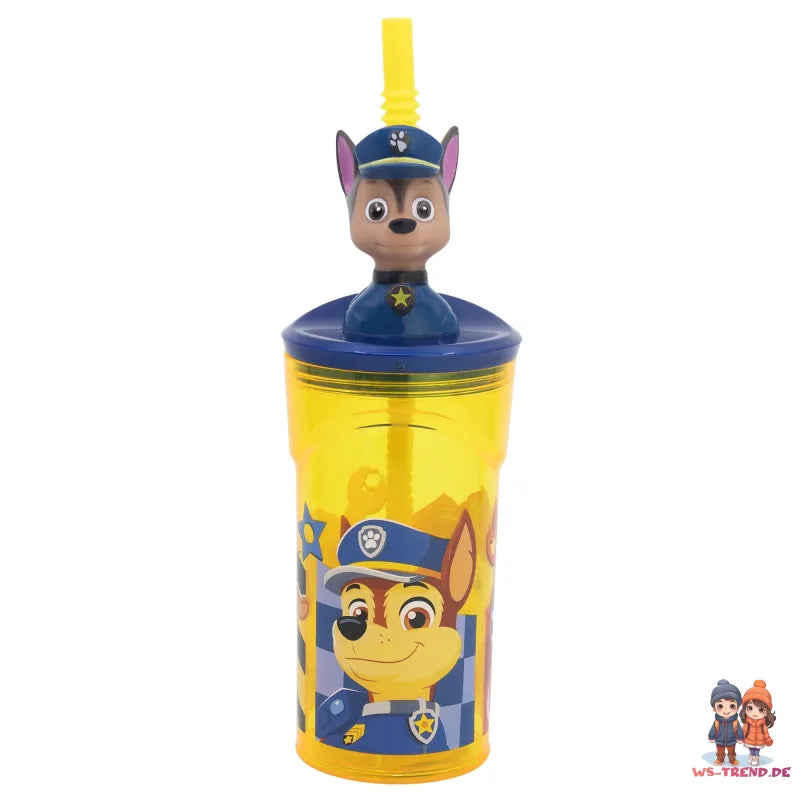 Paw Patrol 3D Kopf Chase Marshall Trinkbecher Becher 360 ml - WS-Trend.de