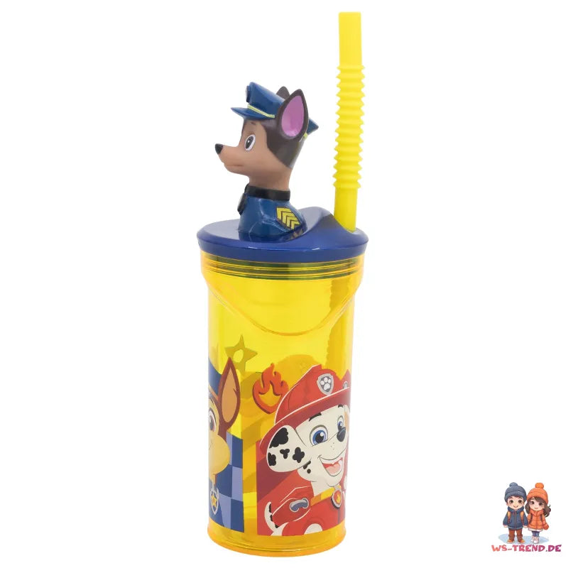 Paw Patrol 3D Kopf Chase Marshall Trinkbecher Becher 360 ml - WS-Trend.de