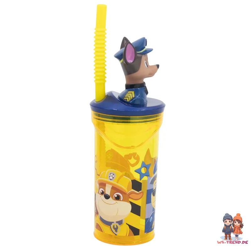 Paw Patrol 3D Kopf Chase Marshall Trinkbecher Becher 360 ml - WS-Trend.de