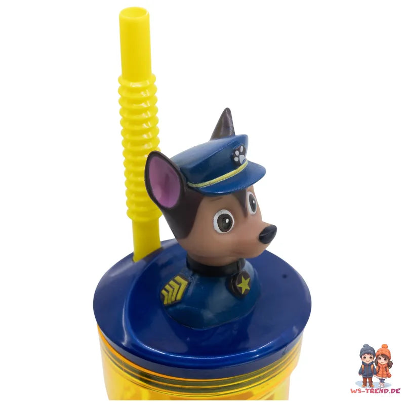 Paw Patrol 3D Kopf Chase Marshall Trinkbecher Becher 360 ml - WS-Trend.de