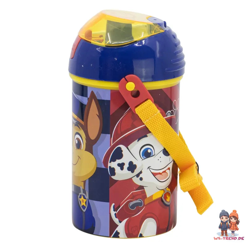 Paw Patrol Chase Rubble Marshall Wasserflasche Trinkflasche Flasche 450 ml - WS-Trend.de