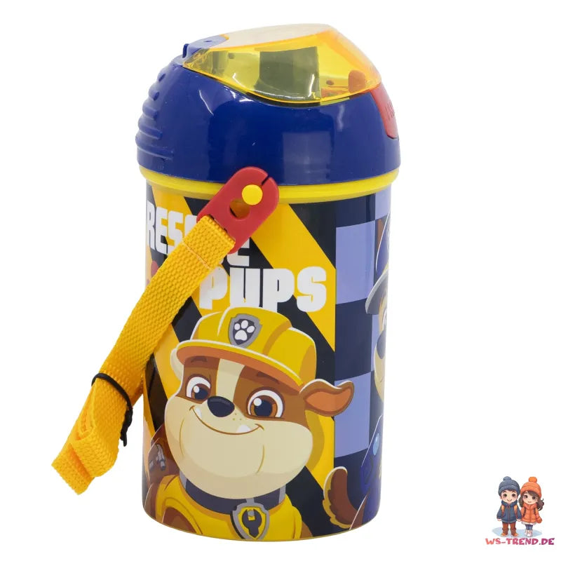 Paw Patrol Chase Rubble Marshall Wasserflasche Trinkflasche Flasche 450 ml - WS-Trend.de