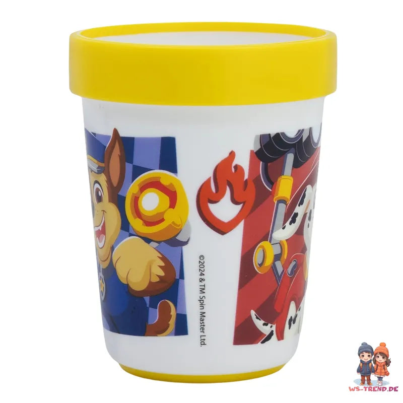 Paw Patrol Chase Rubble Kinder Geschirr-Set 3 teilig Becher Teller Schüssel - WS-Trend.de