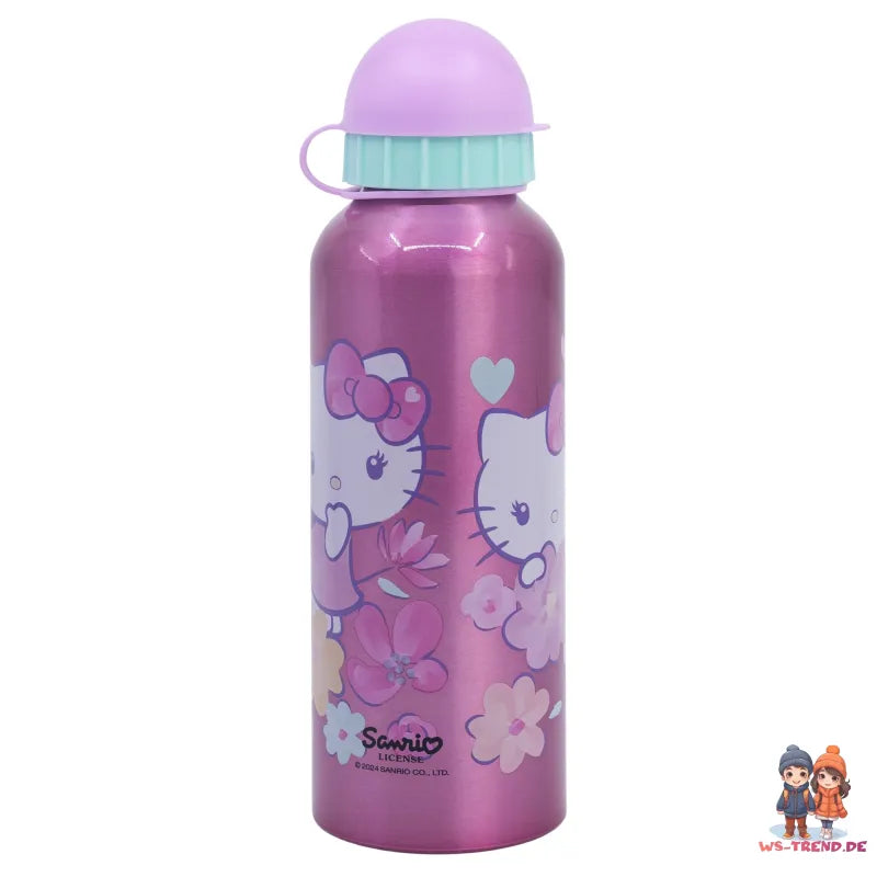 Hello Kitty Kinder Aluminium Wasserflasche Trinkflasche Flasche 530 ml - WS-Trend.de