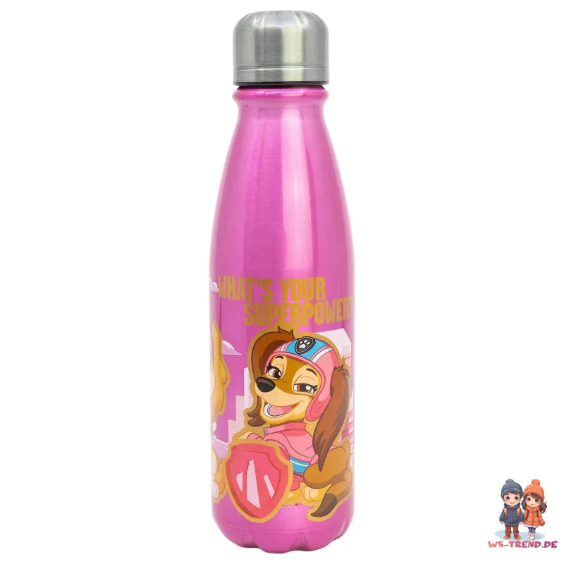 Paw Patrol Skye Everest Liberty ALU Wasserflasche Trinkflasche Flasche 600 ml - WS-Trend.de