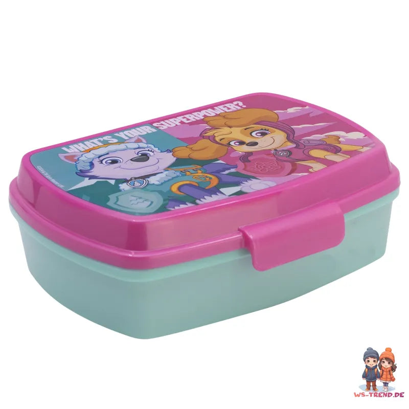 Paw Patrol Skye Liberty Everes 2 tlg Kinder Set Brotdose Trinkflasche 400 ml - WS-Trend.de