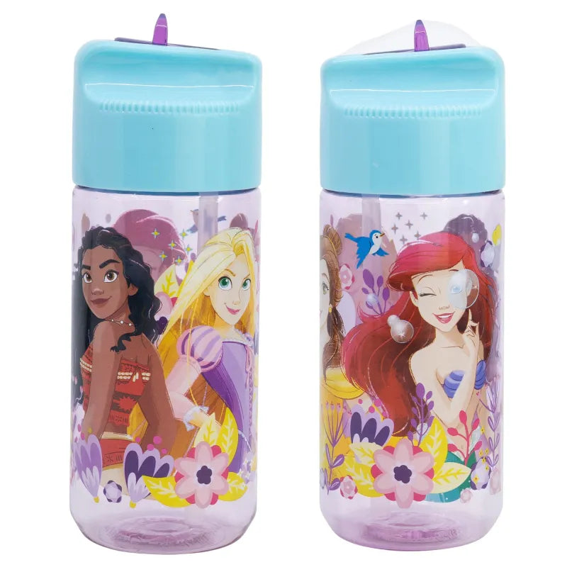 Disney Prinzessinnen Vaiana Rapunzel Wasserflasche Trinkflasche Flasche 430 ml - WS-Trend.de