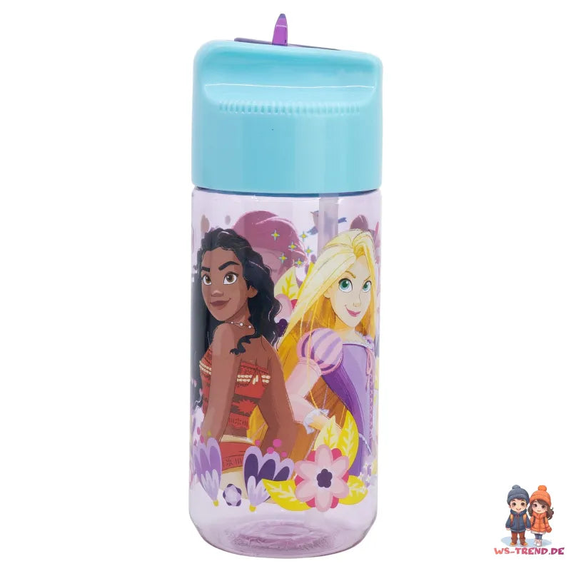 Disney Prinzessinnen Vaiana Rapunzel Wasserflasche Trinkflasche Flasche 430 ml - WS-Trend.de